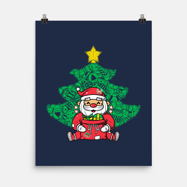 Doodle Claus-None-Matte-Poster-krisren28