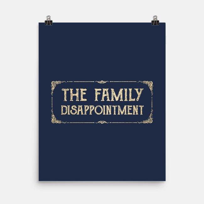 The Family Disappointment-None-Matte-Poster-kg07