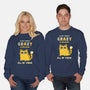 Crazy Is Relative-Unisex-Crew Neck-Sweatshirt-kg07