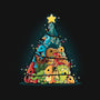 Christmas Tree Dinosaurs-Unisex-Zip-Up-Sweatshirt-Vallina84