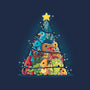 Christmas Tree Dinosaurs-Unisex-Zip-Up-Sweatshirt-Vallina84