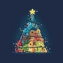 Christmas Tree Dinosaurs-Unisex-Crew Neck-Sweatshirt-Vallina84