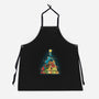 Christmas Tree Dinosaurs-Unisex-Kitchen-Apron-Vallina84