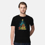 Christmas Tree Dinosaurs-Mens-Premium-Tee-Vallina84