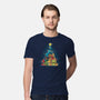 Christmas Tree Dinosaurs-Mens-Premium-Tee-Vallina84