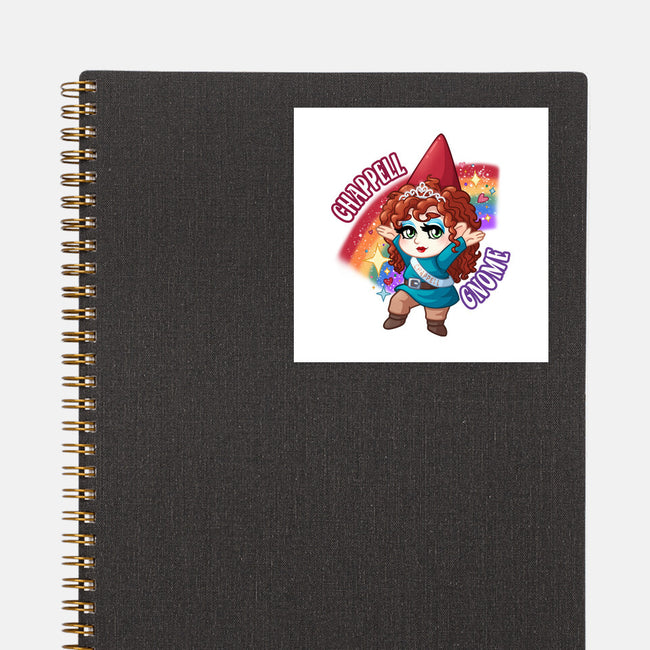 Chappell Gnome-None-Glossy-Sticker-ChristaDoodles