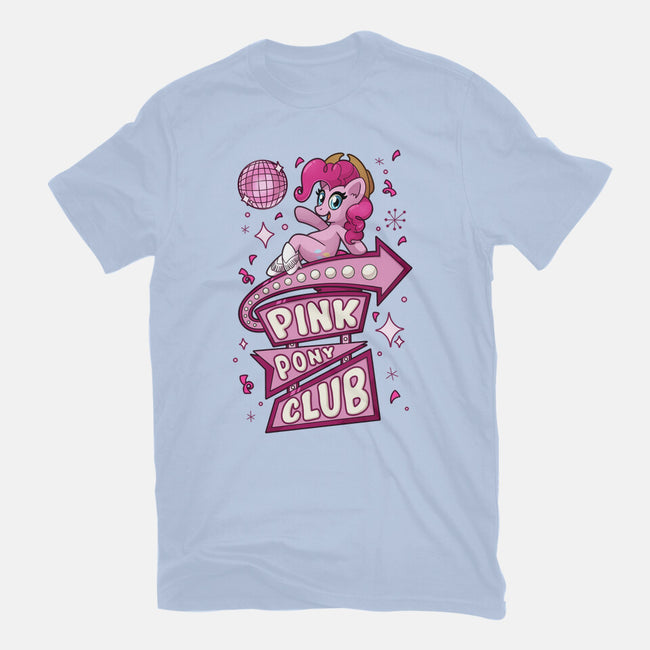 Pinkie Pony Club-Womens-Basic-Tee-ChristaDoodles