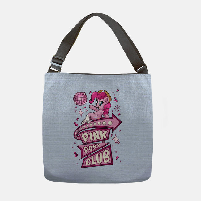 Pinkie Pony Club-None-Adjustable Tote-Bag-ChristaDoodles