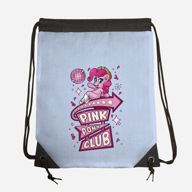 Pinkie Pony Club-None-Drawstring-Bag-ChristaDoodles