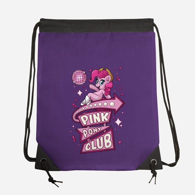 Pinkie Pony Club-None-Drawstring-Bag-ChristaDoodles