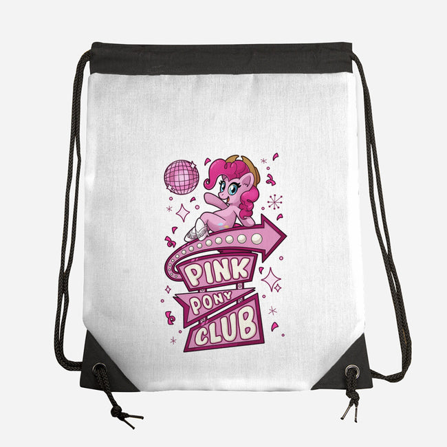 Pinkie Pony Club-None-Drawstring-Bag-ChristaDoodles