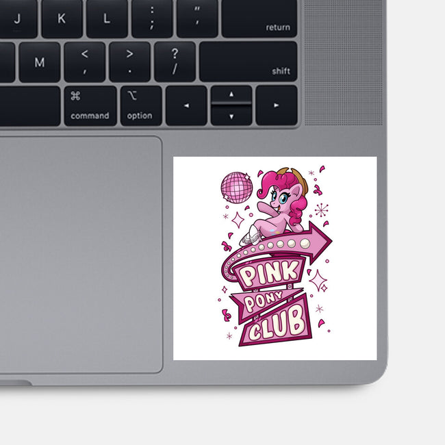 Pinkie Pony Club-None-Glossy-Sticker-ChristaDoodles