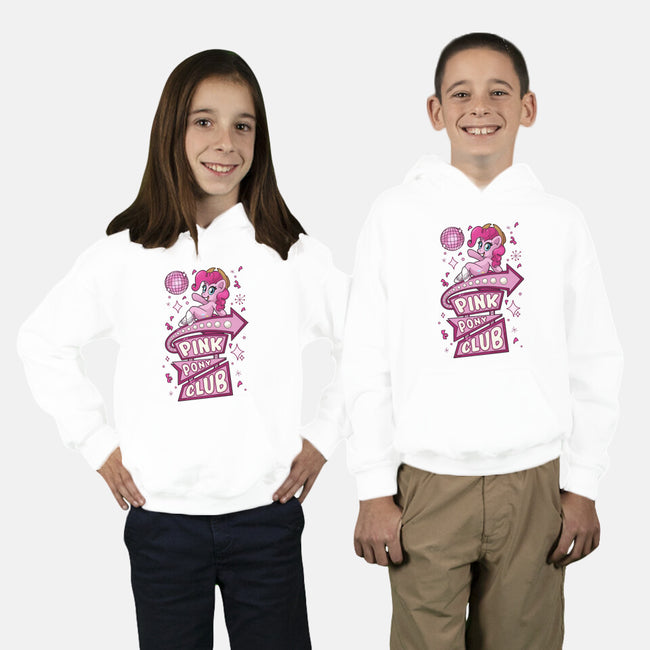 Pinkie Pony Club-Youth-Pullover-Sweatshirt-ChristaDoodles