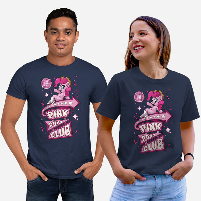 Pinkie Pony Club-Unisex-Basic-Tee-ChristaDoodles