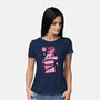 Pinkie Pony Club-Womens-Basic-Tee-ChristaDoodles