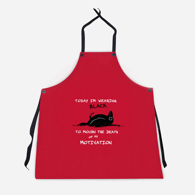 Today I'm Wearing Black-Unisex-Kitchen-Apron-Mattania