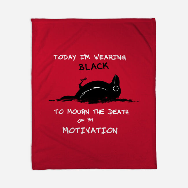 Today I'm Wearing Black-None-Fleece-Blanket-Mattania