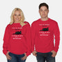 Today I'm Wearing Black-Unisex-Crew Neck-Sweatshirt-Mattania