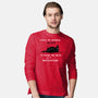 Today I'm Wearing Black-Mens-Long Sleeved-Tee-Mattania
