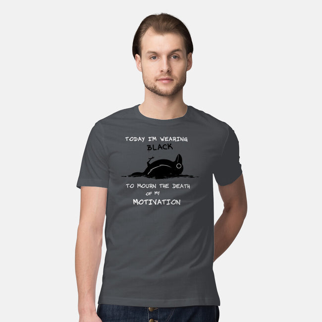 Today I'm Wearing Black-Mens-Premium-Tee-Mattania