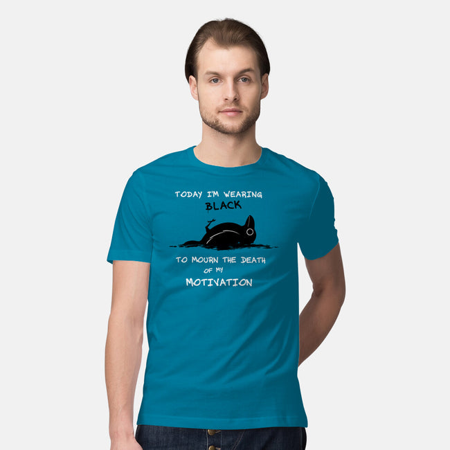Today I'm Wearing Black-Mens-Premium-Tee-Mattania