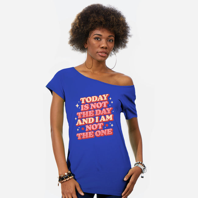 I Am Not The One-Womens-Off Shoulder-Tee-koalastudio