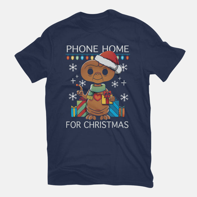 Phone Home For Christmas-Youth-Basic-Tee-Vallina84