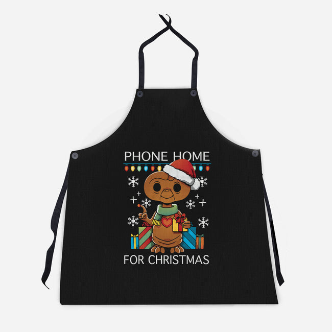 Phone Home For Christmas-Unisex-Kitchen-Apron-Vallina84