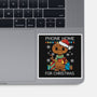 Phone Home For Christmas-None-Glossy-Sticker-Vallina84