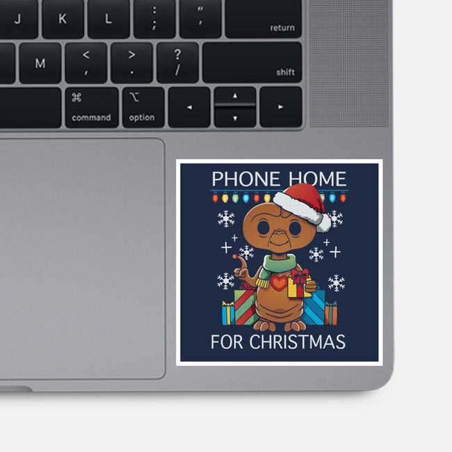 Phone Home For Christmas-None-Glossy-Sticker-Vallina84