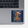 Phone Home For Christmas-None-Glossy-Sticker-Vallina84