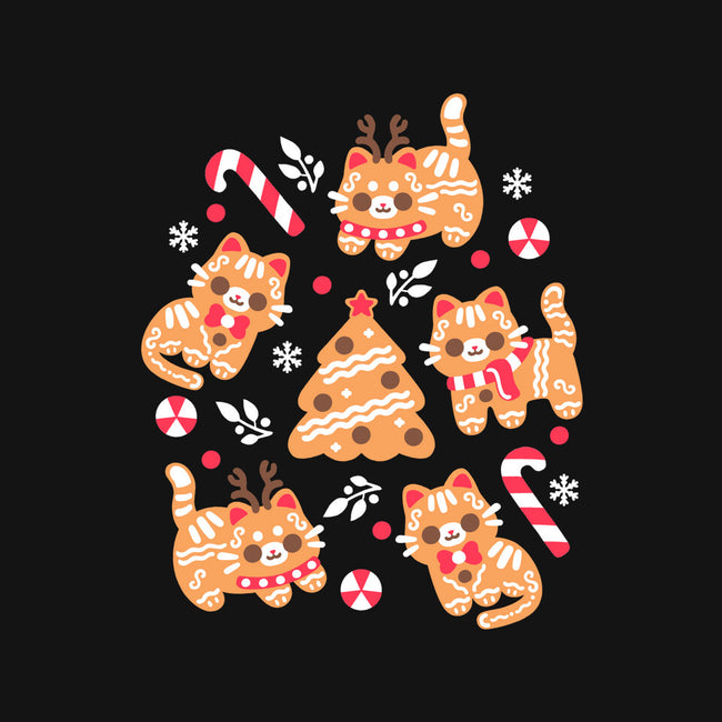 Gingerbread Cats-None-Adjustable Tote-Bag-NemiMakeit
