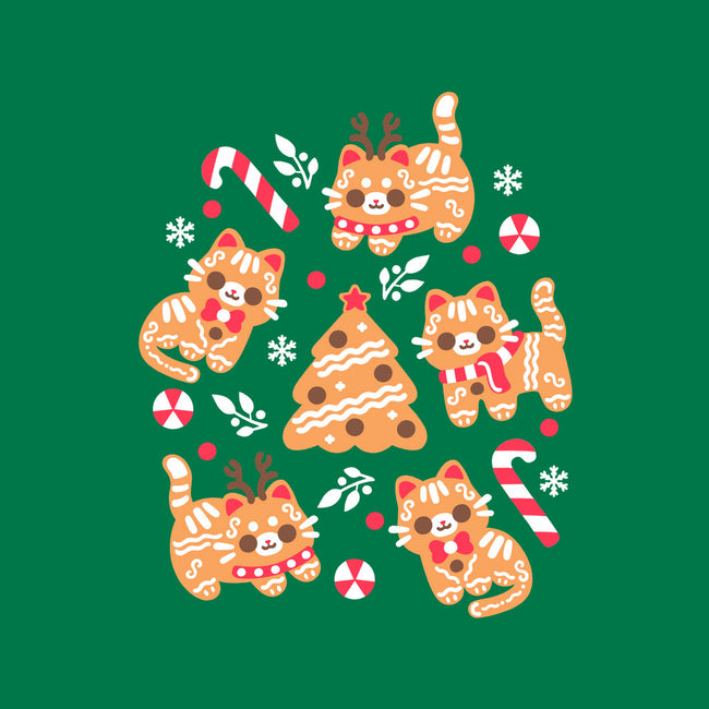 Gingerbread Cats-None-Drawstring-Bag-NemiMakeit