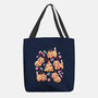 Gingerbread Cats-None-Basic Tote-Bag-NemiMakeit