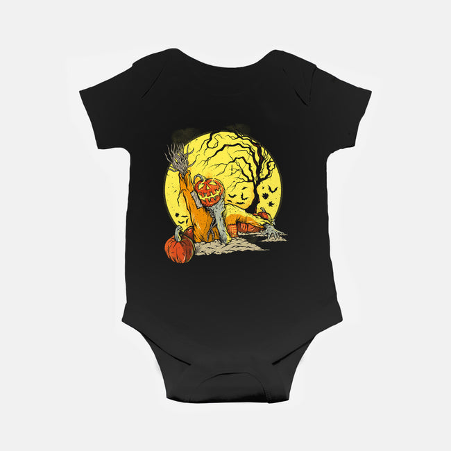 Halloween Rise-Baby-Basic-Onesie-Green Devil