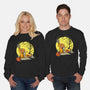 Halloween Rise-Unisex-Crew Neck-Sweatshirt-Green Devil