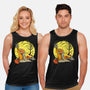 Halloween Rise-Unisex-Basic-Tank-Green Devil