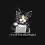 I Vote For Meowself-None-Glossy-Sticker-kharmazero