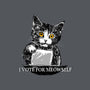I Vote For Meowself-Unisex-Pullover-Sweatshirt-kharmazero
