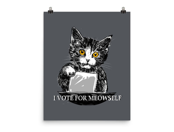 I Vote For Meowself