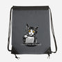 I Vote For Meowself-None-Drawstring-Bag-kharmazero