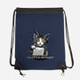 I Vote For Meowself-None-Drawstring-Bag-kharmazero