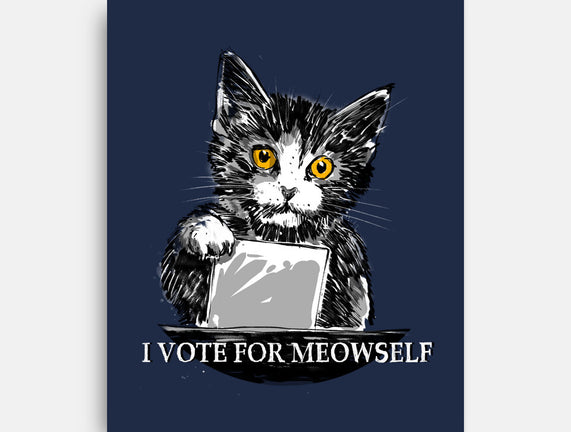 I Vote For Meowself