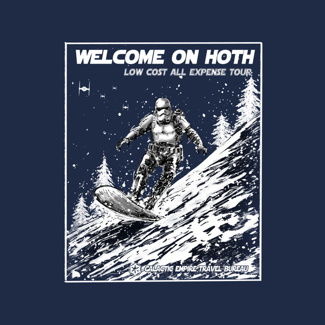Welcome On Hoth-Unisex-Crew Neck-Sweatshirt-kharmazero