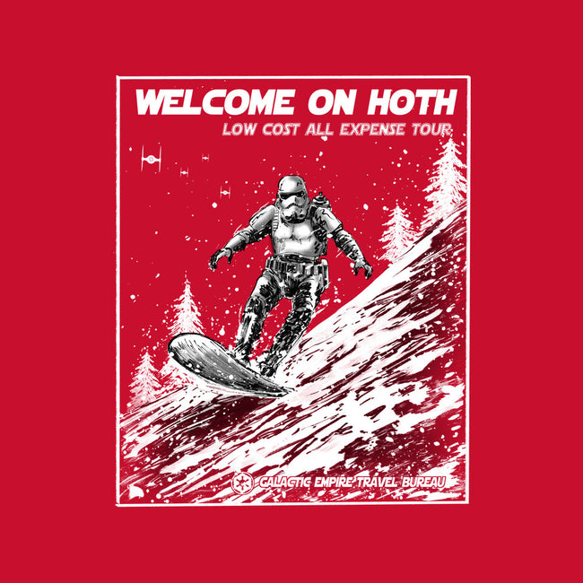 Welcome On Hoth-Youth-Pullover-Sweatshirt-kharmazero