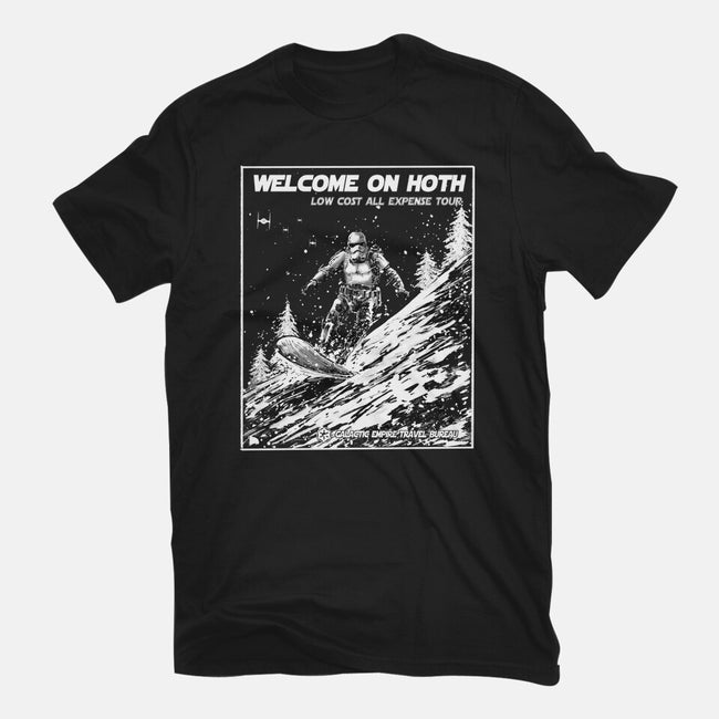 Welcome On Hoth-Womens-Fitted-Tee-kharmazero