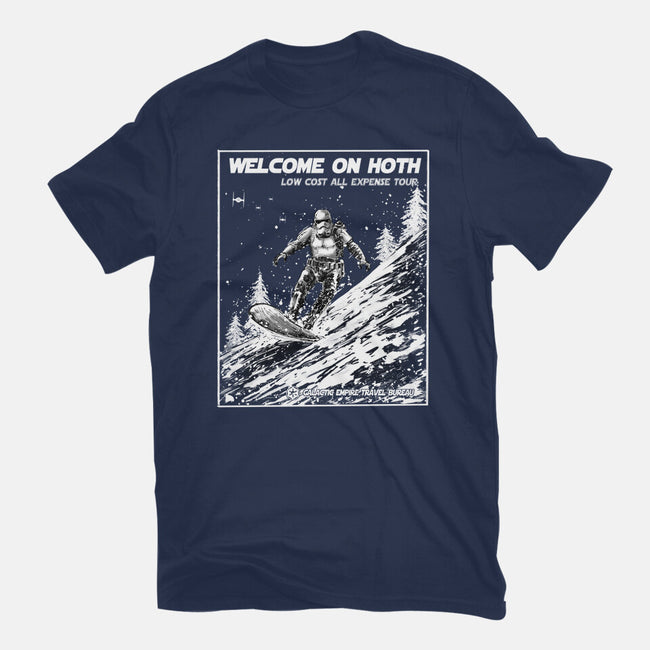 Welcome On Hoth-Womens-Fitted-Tee-kharmazero