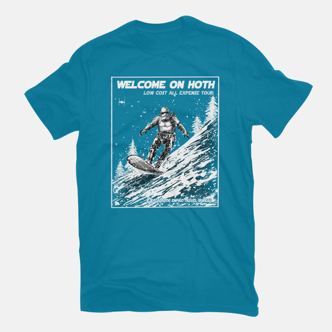 Welcome On Hoth-Womens-Fitted-Tee-kharmazero