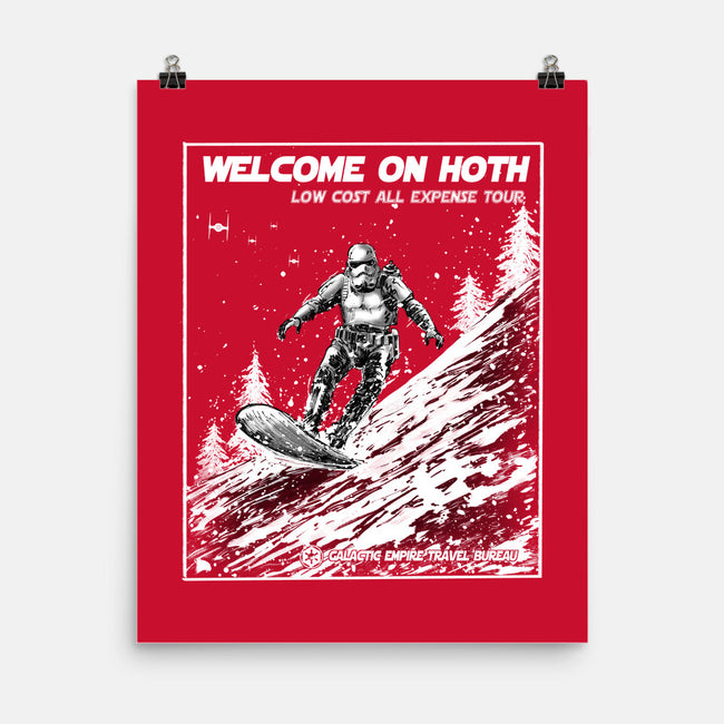 Welcome On Hoth-None-Matte-Poster-kharmazero