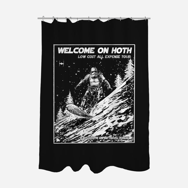 Welcome On Hoth-None-Polyester-Shower Curtain-kharmazero